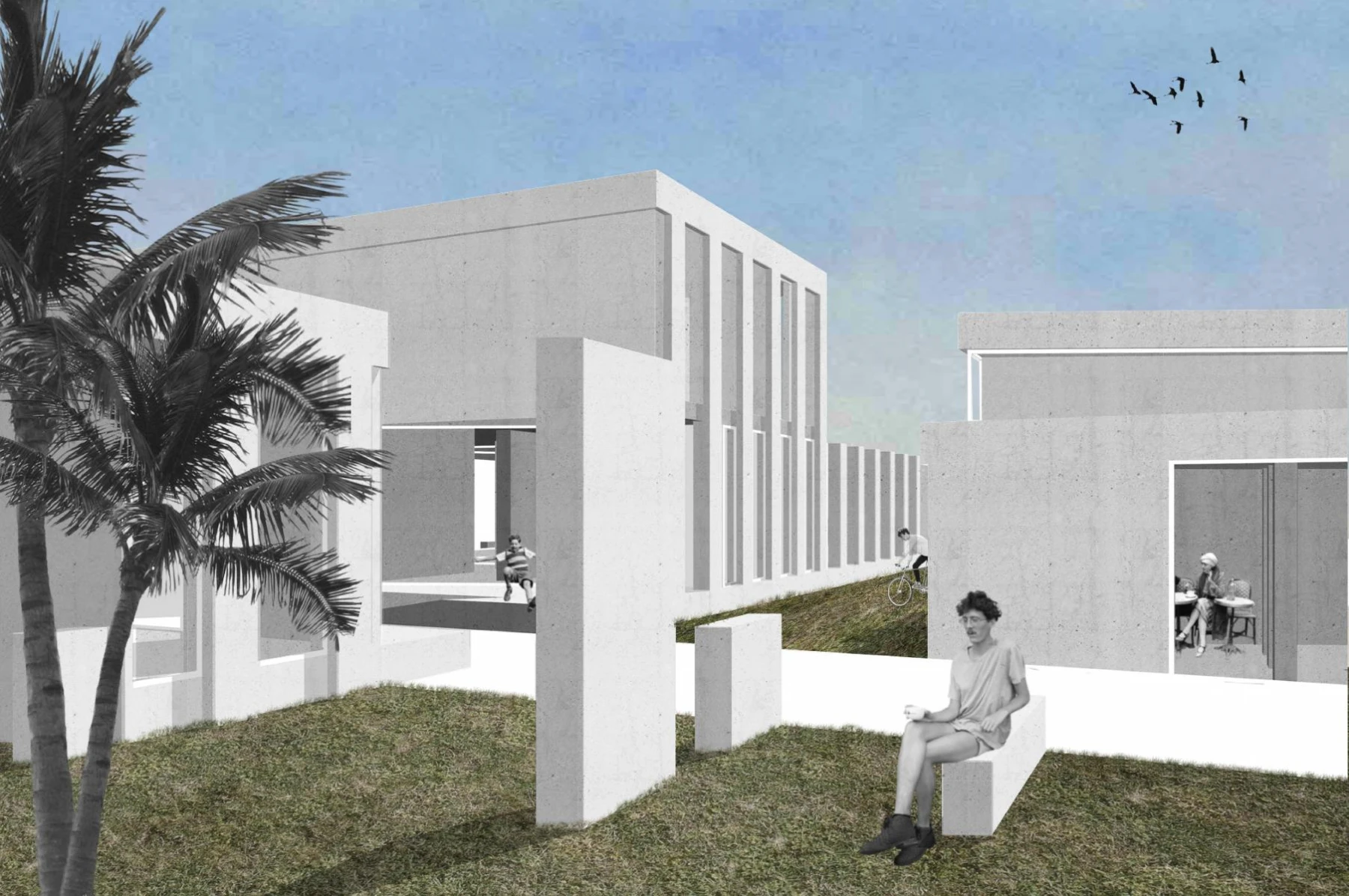 Centre intergénérationnel, crèche, maison de quartier, gymnase, lieu de vie pour personnes âgées et salle polyvalente
